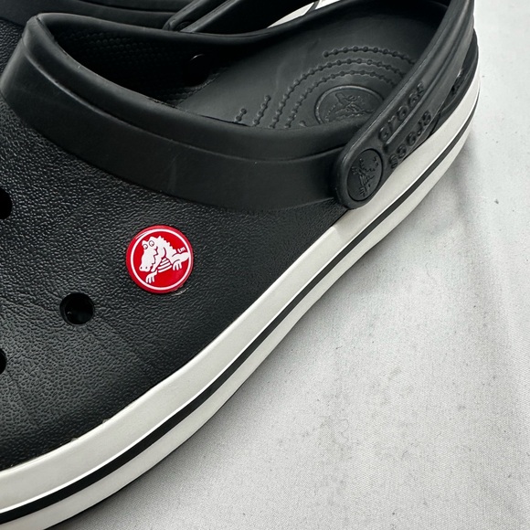 Crocs Crocband Black clogs Sz:M7/W9 Lightweight Comfort Minimalist Slip on shoe - Picture 8 of 9